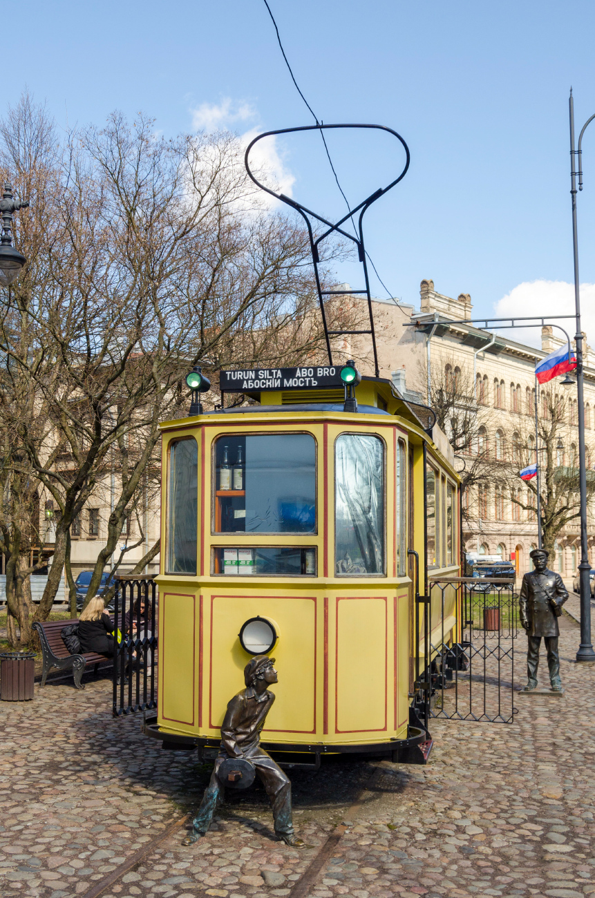 Wiburg — Tram car monument