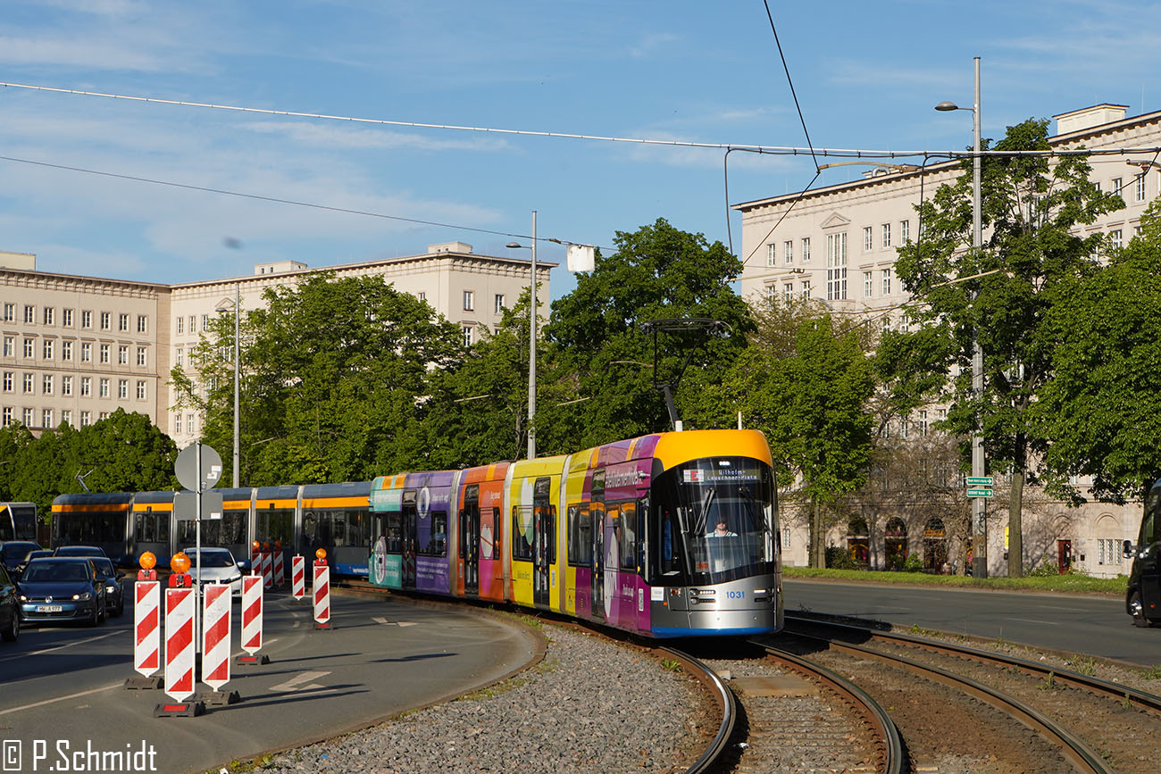 Лейпциг, Solaris Tramino Leipzig (NGT10) № 1031