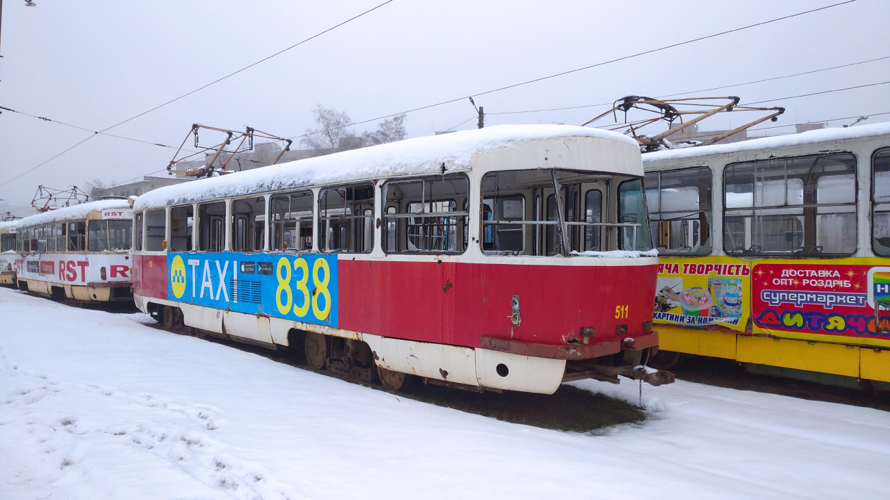 Харьков, Tatra T3SUCS № 511