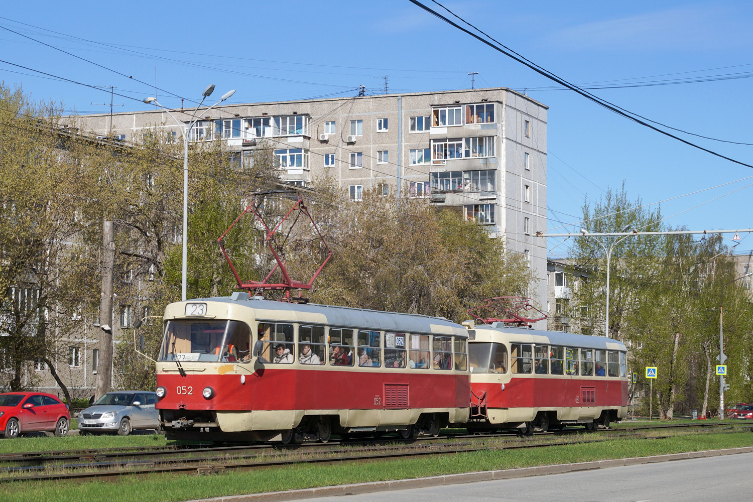 Yekaterinburg, Tatra T3SU # 052