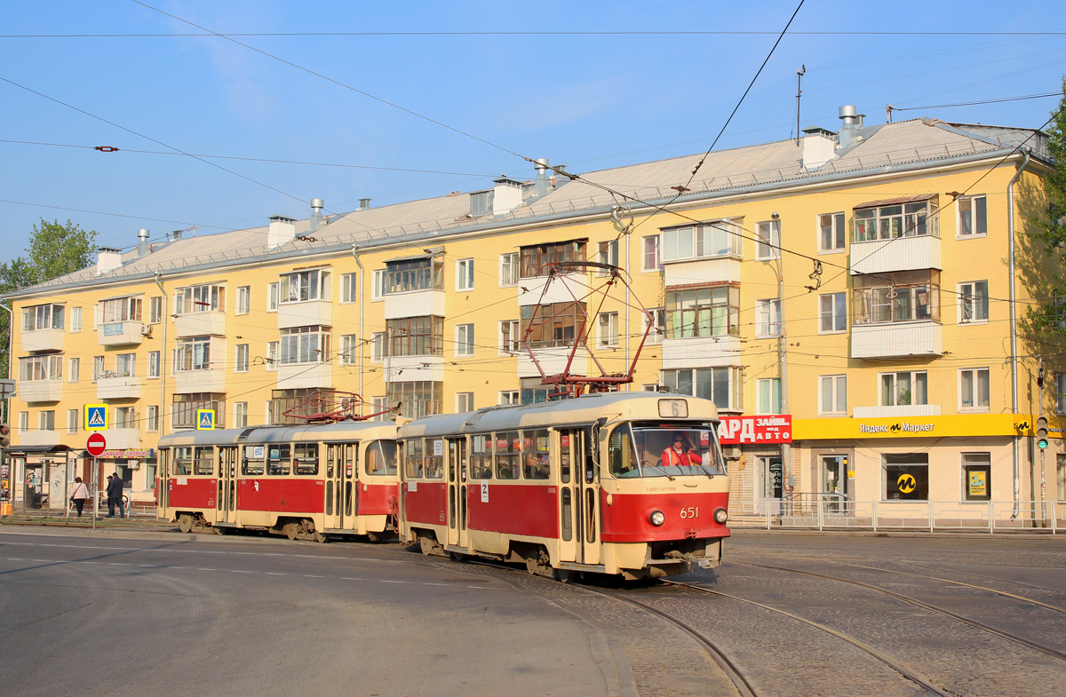 Yekaterinburg, Tatra T3SU Nr 651
