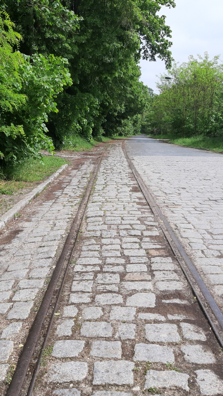 Schöneiche – Rüdersdorf — Ehemalige Strecke durch die alte Ortschaft Rüdersdorf