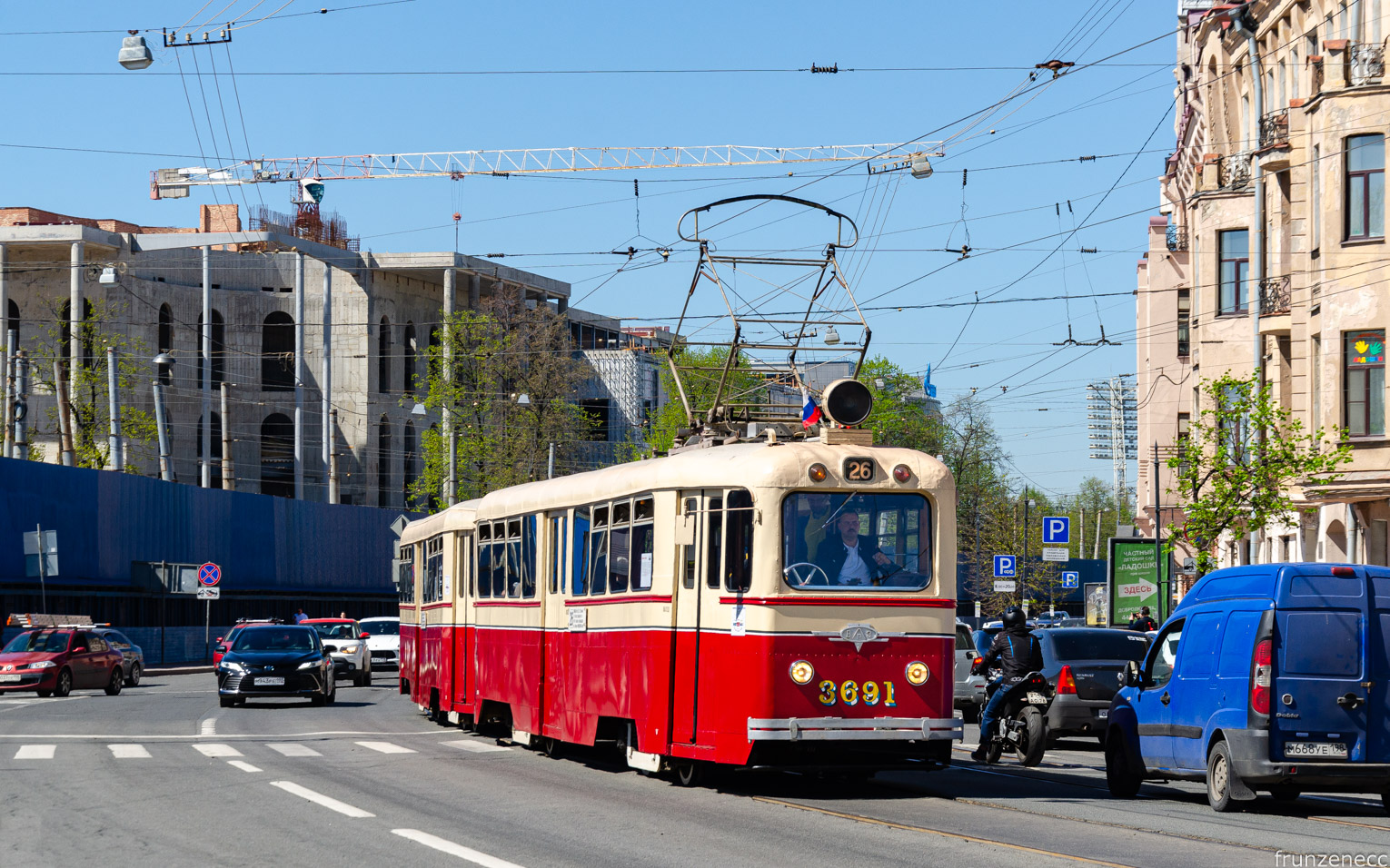 Saint-Pétersbourg, LM-49 N°. 3691; Saint-Pétersbourg — SPbTransportFest — 2024 Festival