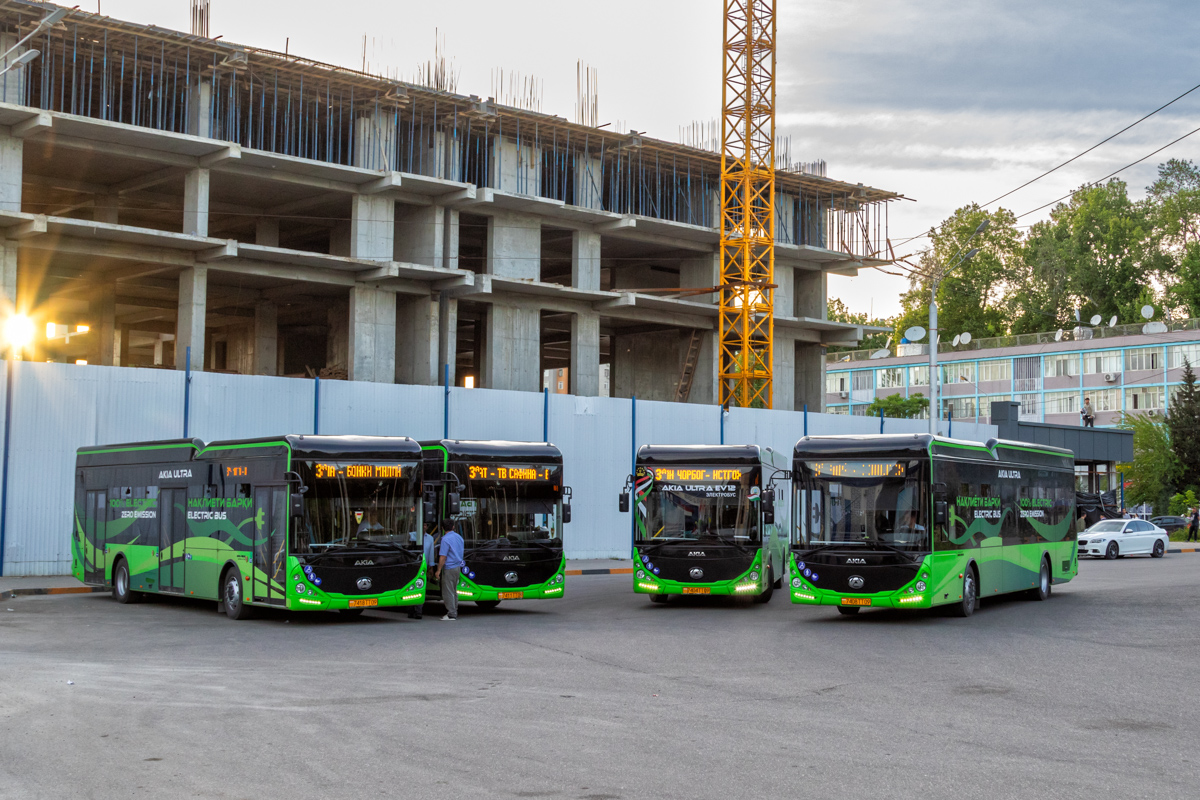 Duszanbe, Akia Avesto Ultra EV12 (Neru) Nr 7418 ТТ 09; Duszanbe, Akia Avesto Ultra EV12 (Neru) Nr 7408 ТТ 09