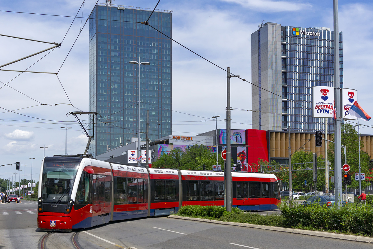 Belgrade, CAF Urbos 3 № 1522