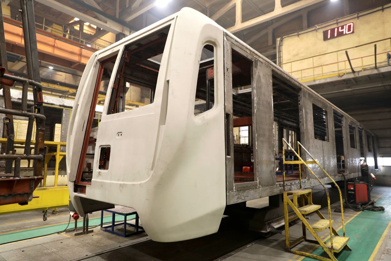 მინსკი — Metro — Vehicles; Mytishchi — Metrovagonmash; Mytishchi — New cars