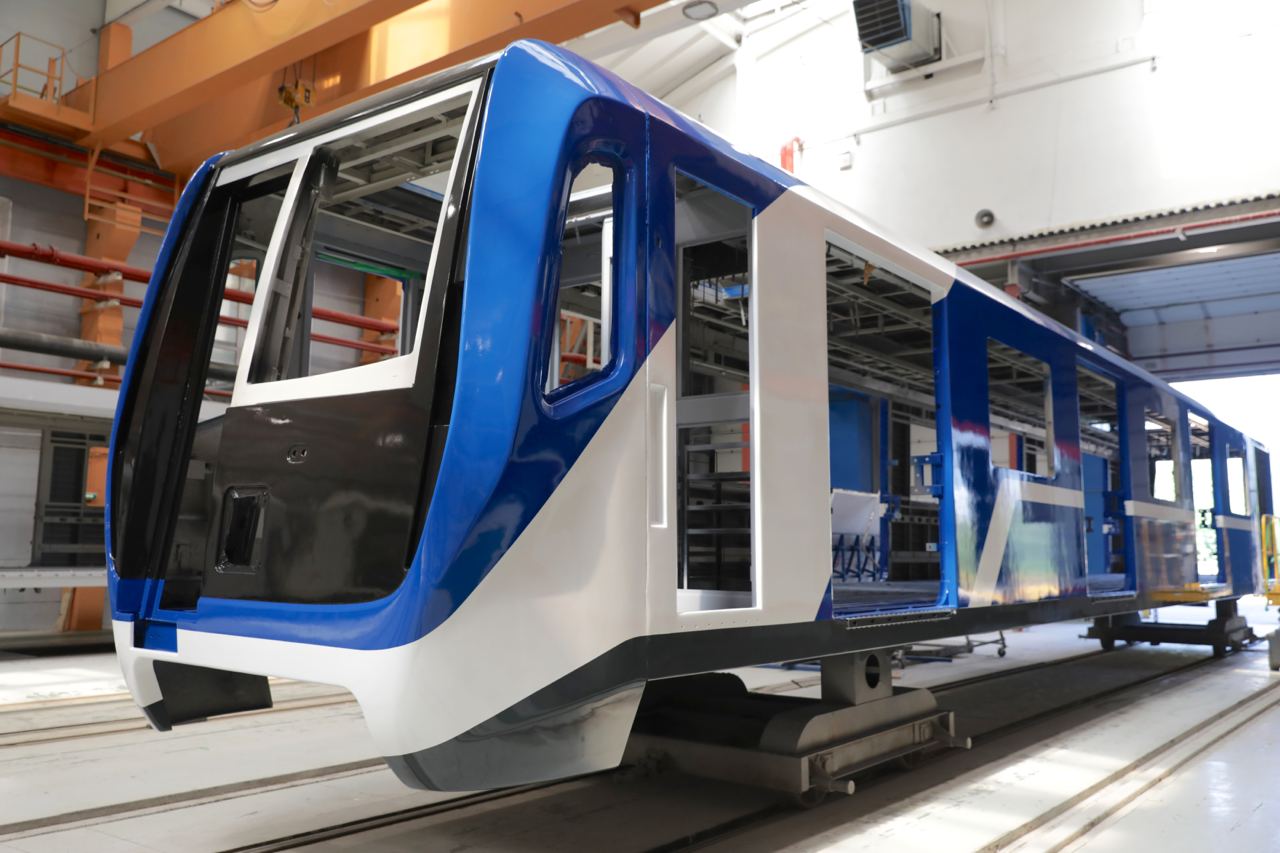 მინსკი — Metro — Vehicles; Mytishchi — Metrovagonmash; Mytishchi — New cars