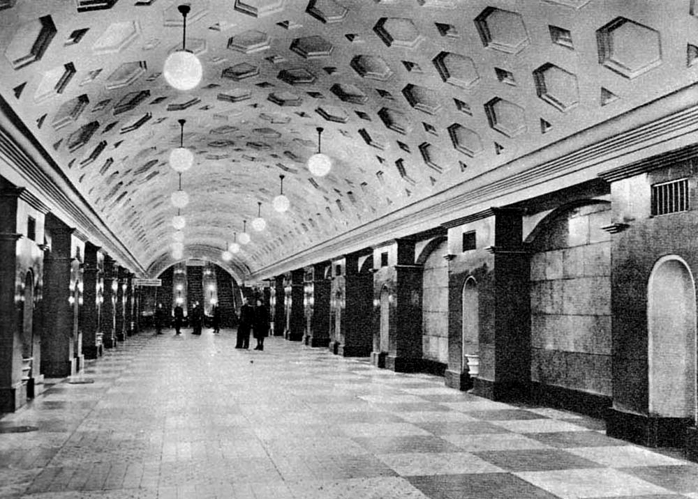 Moscow — Metro — [1] Sokolnicheskaya Line; Moscow — Metropolitan — historical photos (1933-1991)