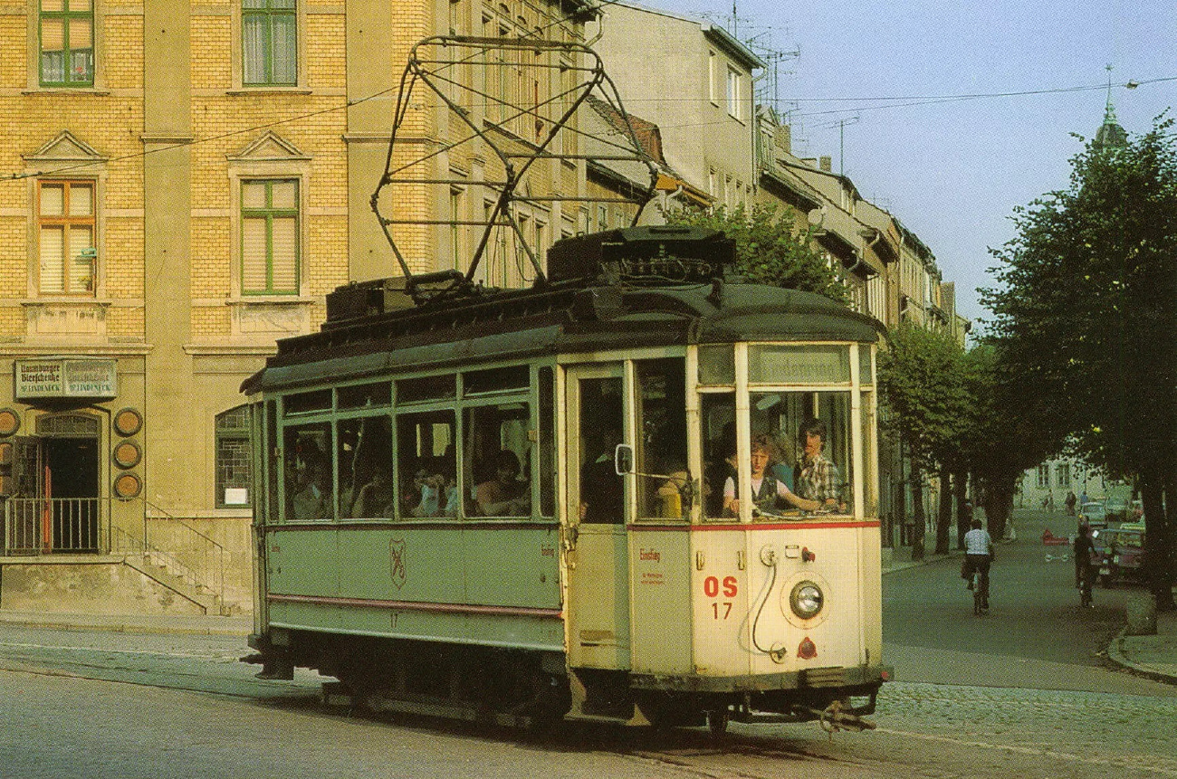 Naumburg, Lindner/SSW 2-axle motor car Nr 17; Naumburg — Old photos • Alte Fotos