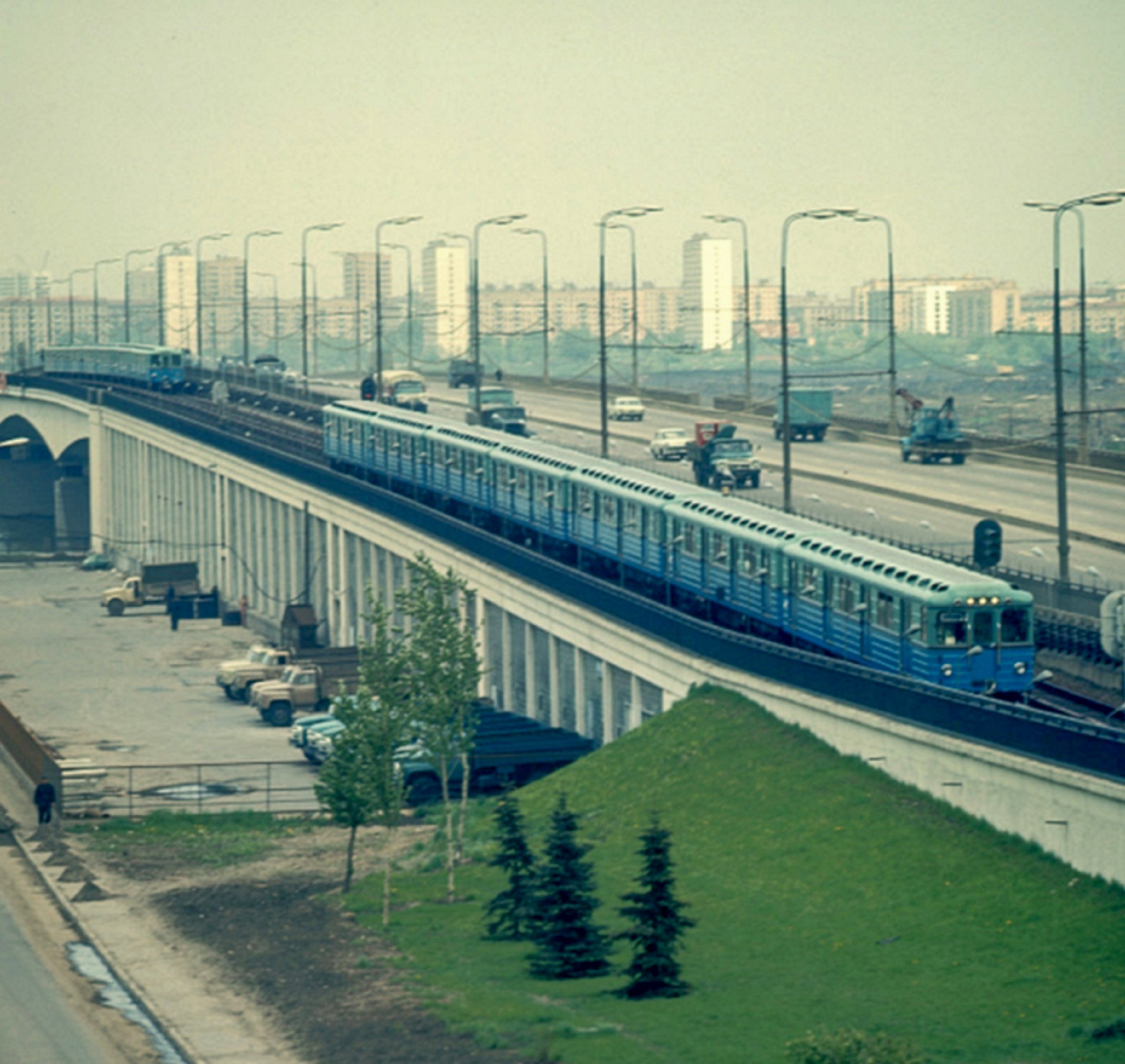 Moskwa — Metro — Vehicles — Type E; Moskwa — Metro — [2] Zamoskvoretskaya Line; Moskwa — Metropolitan — historical photos (1933-1991)