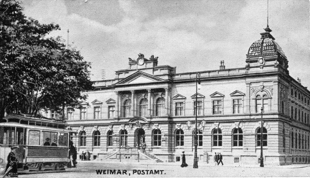 Weimar — Old Photos — Tramway
