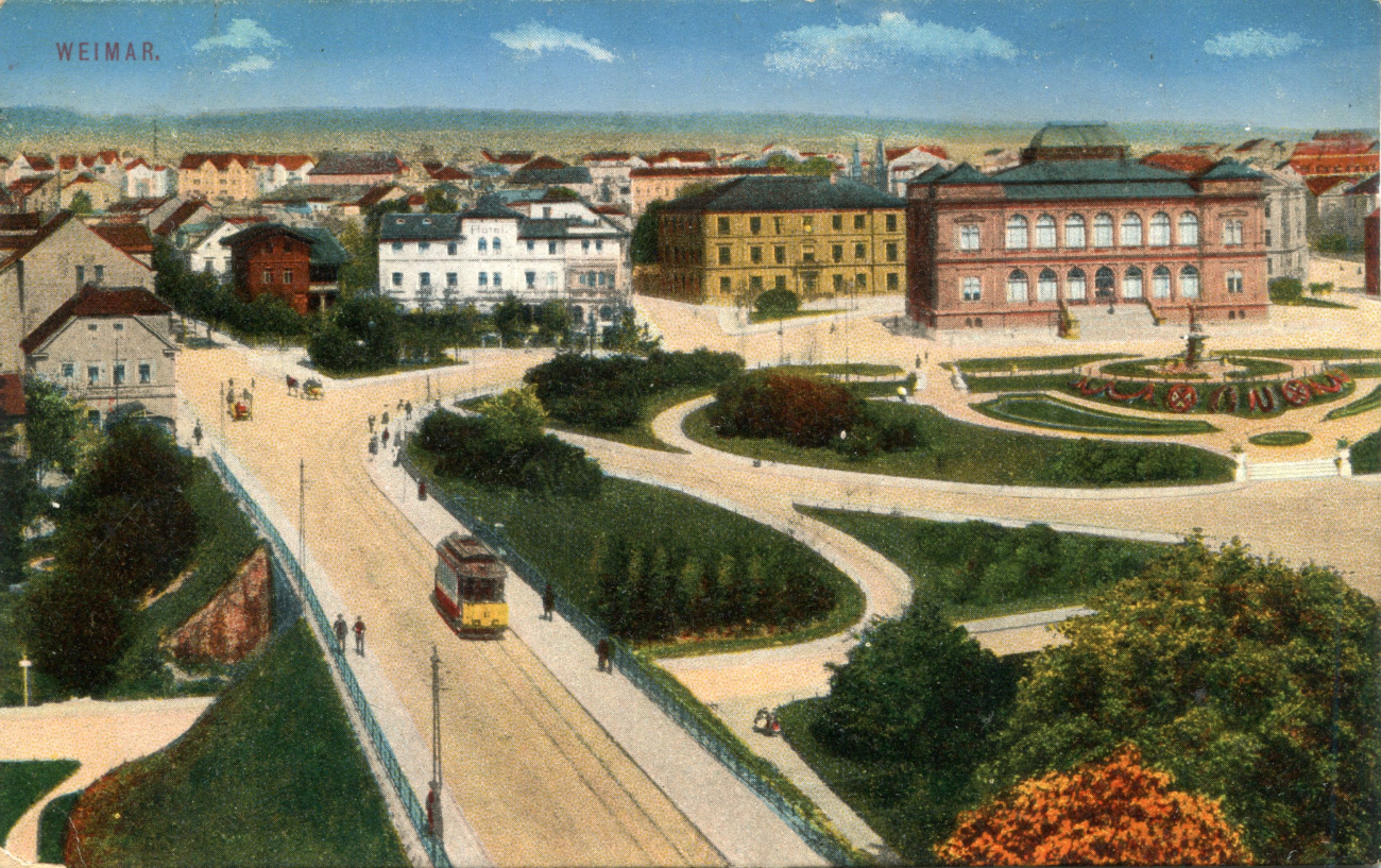 Weimar — Old Photos — Tramway