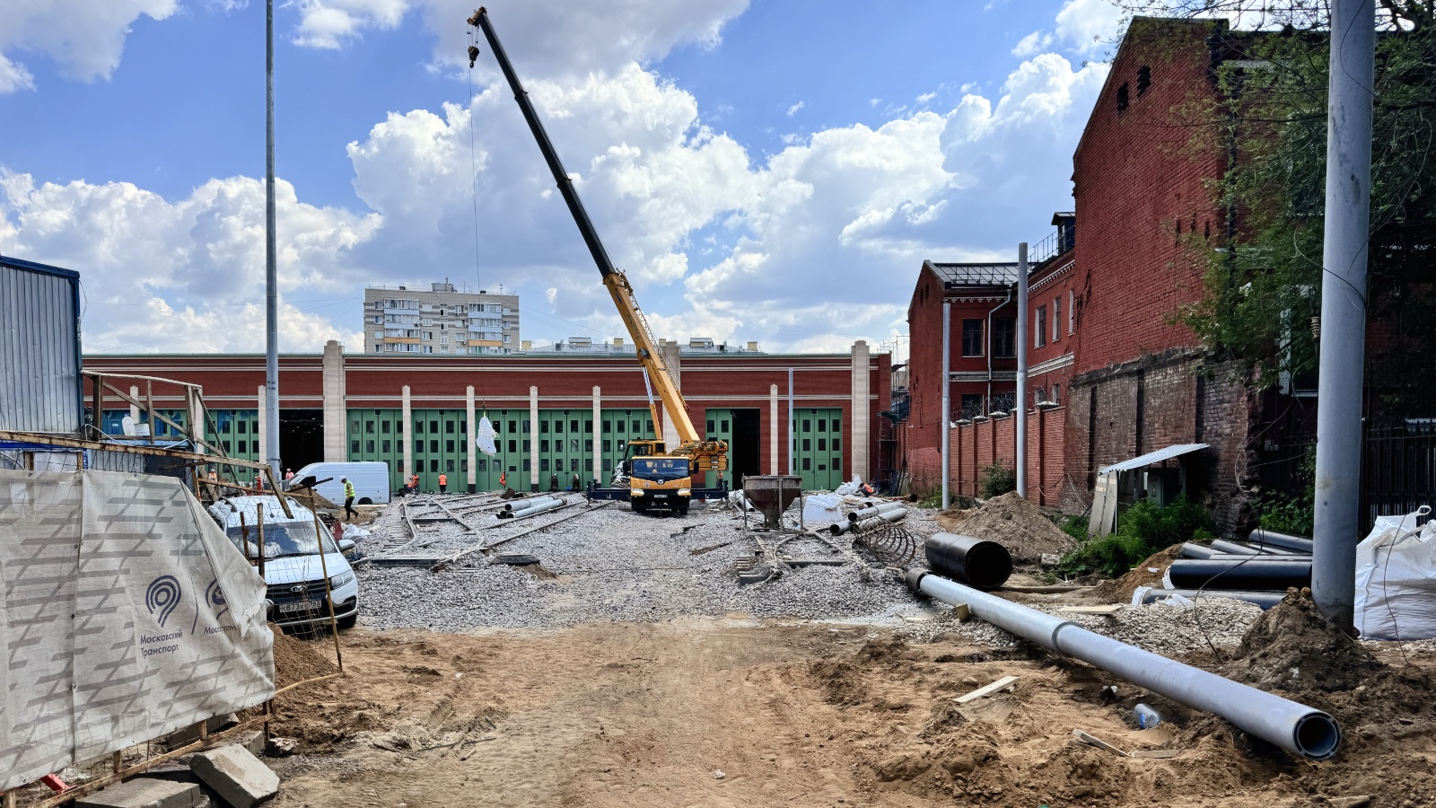 Moskwa — Reconstruction of the Apakov tramway depot