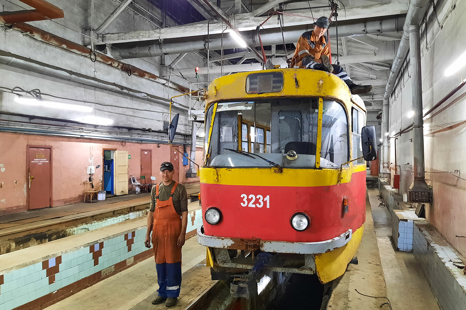 Electric transport employees; Barnaul — personnel