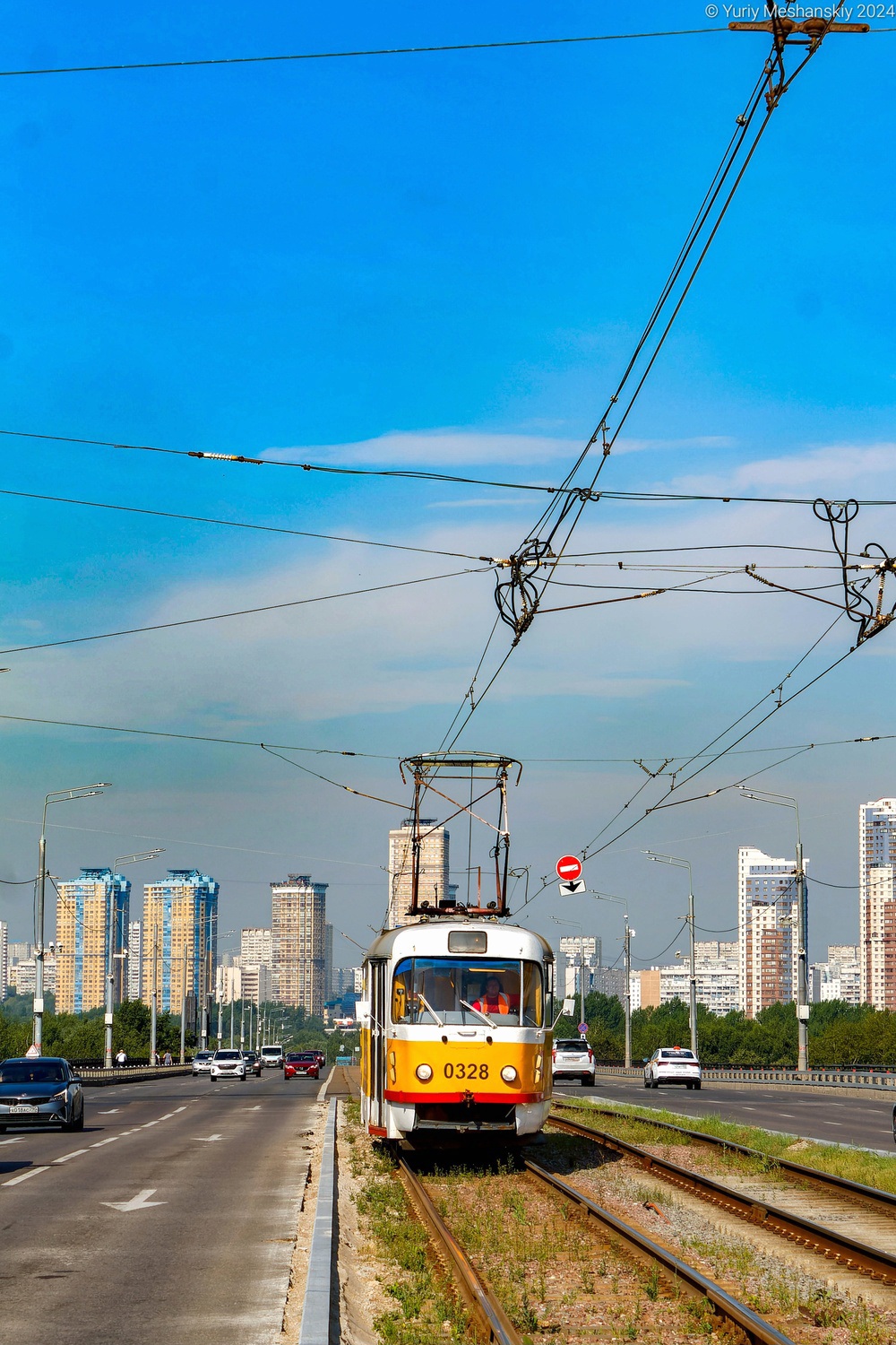 Moscow, Tatra T3SU # 0328