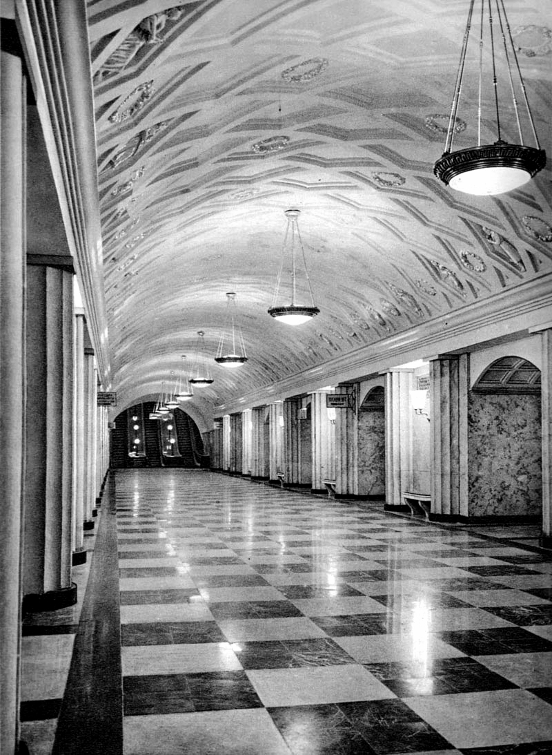 Moscow — Metro — [2] Zamoskvoretskaya Line; Moscow — Metropolitan — historical photos (1933-1991)