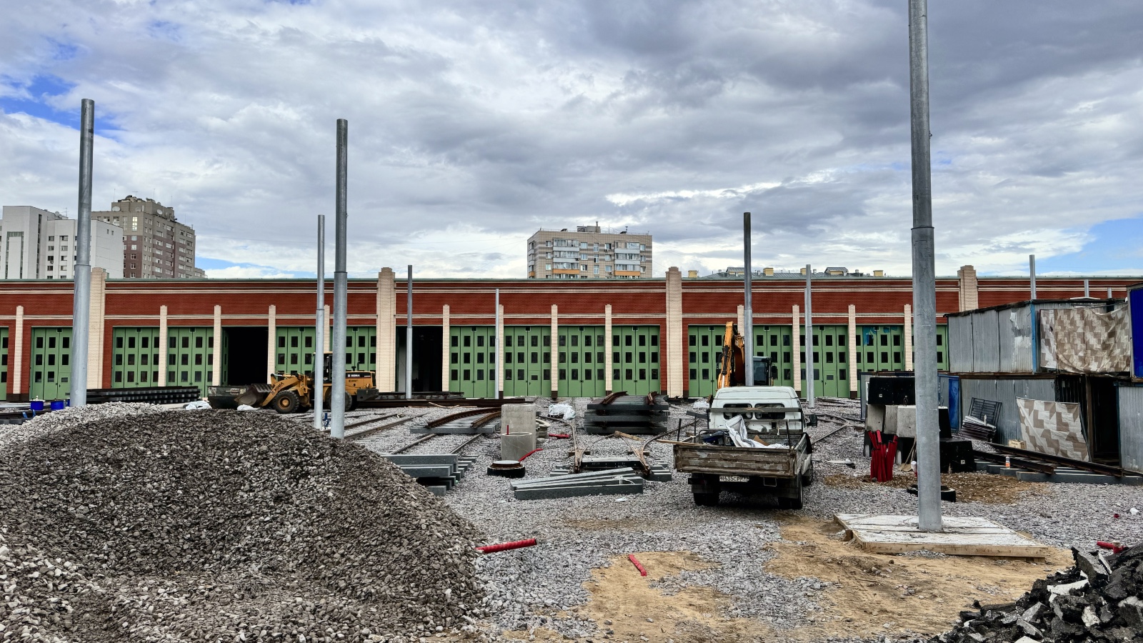 Moskva — Reconstruction of the Apakov tramway depot