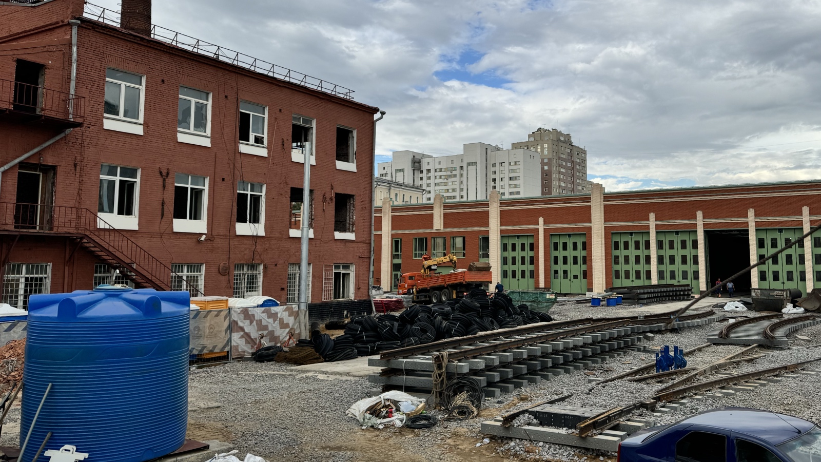 Moskva — Reconstruction of the Apakov tramway depot