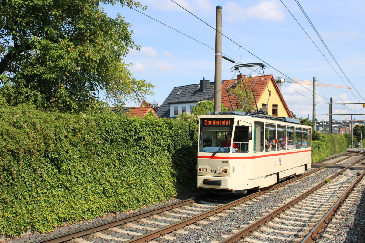Rostock, Tatra T6A2M № 704