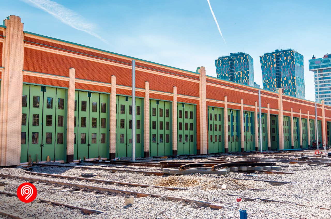 Moscow — Construction and repairs; Moscow — Reconstruction of the Apakov tramway depot; Moscow — Tram depots: [1] Apakova