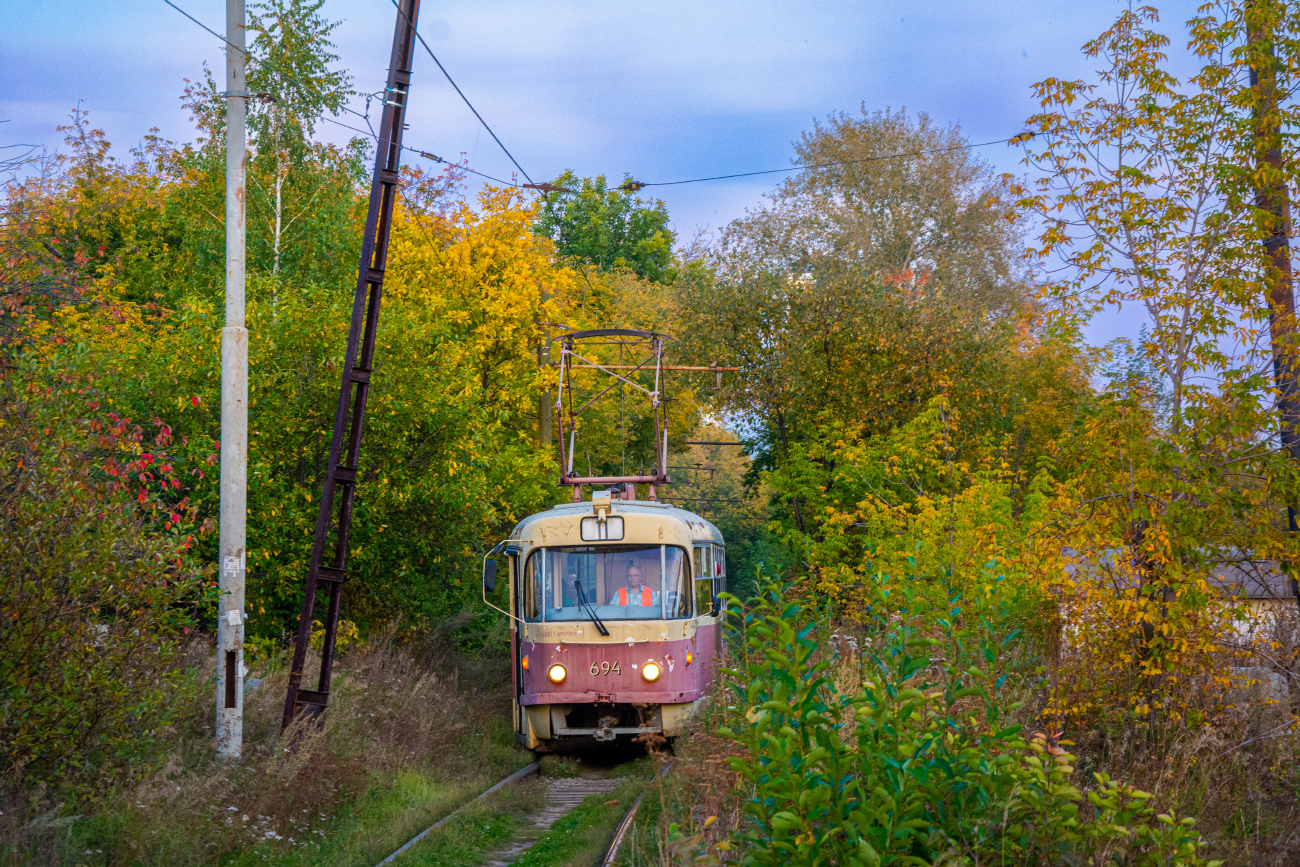 Yekaterinburg, Tatra T3SU # 694; Yekaterinburg — Line to Zelenyi Ostrov (Green Island)