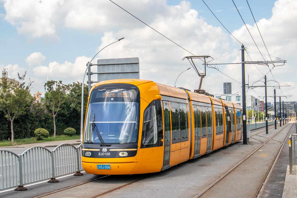 Shanghai, Alstom Citadis 302 nr. SJ0106