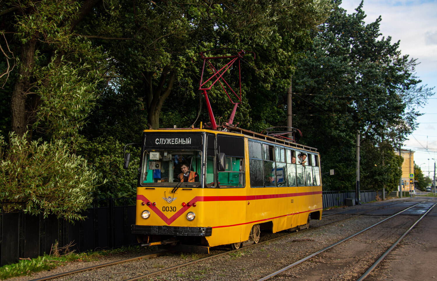 Saint-Pétersbourg, PR (18M) N°. 0030; Saint-Pétersbourg — Registered trip by tram PR-18M № 0030 — 28.09.2024