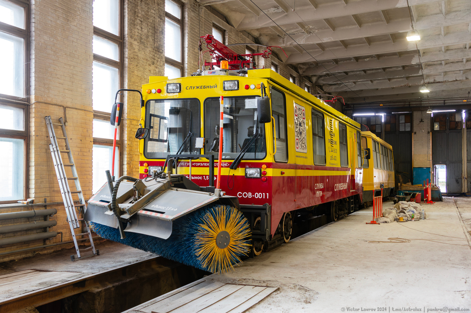 Санкт-Петербург, ТС-80 № СОВ-0011; Санкт-Петербург — Заказная поездка на трамвае ПР (18М) № 0030 — 28.09.2024