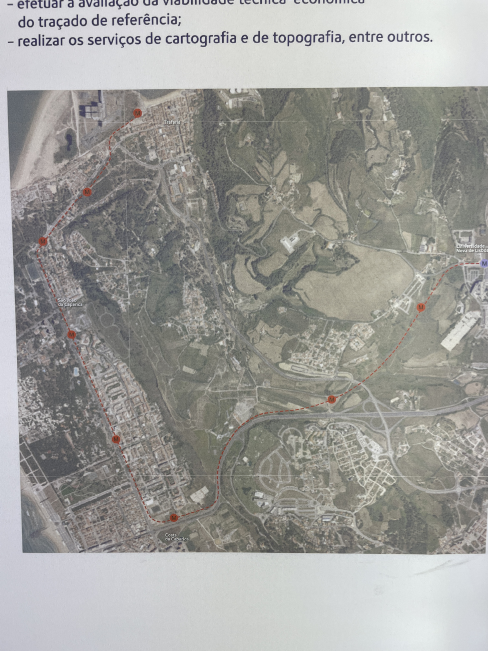Lissabon — "O Futuro é a Próxima Estação" ("The Future is the Next Station"); Almada — Maps of MTS expansion project