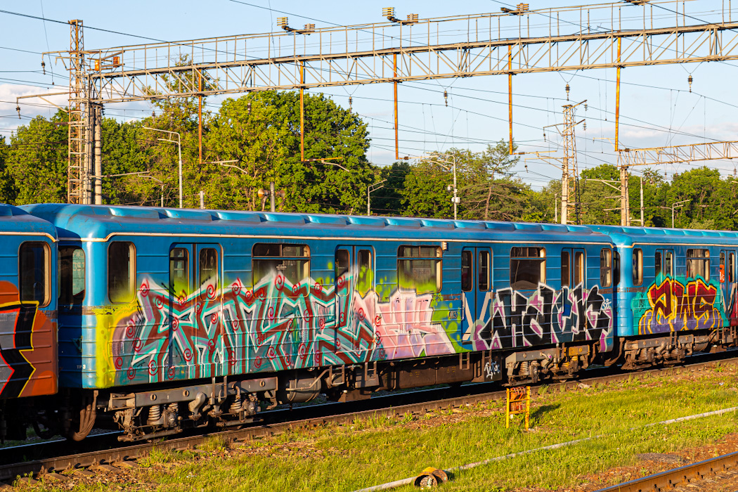 Самара, 81-717 (ММЗ) № 0113; Самара — Транспортировка вагонов метро по ж/д