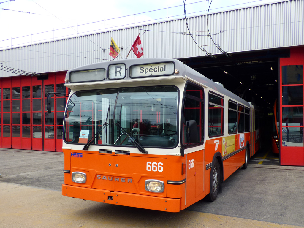Geneva, Saurer/Hess/BBC-SAAS GT 560/620-25 № 666; Geneva — Festival des Tramways 2024