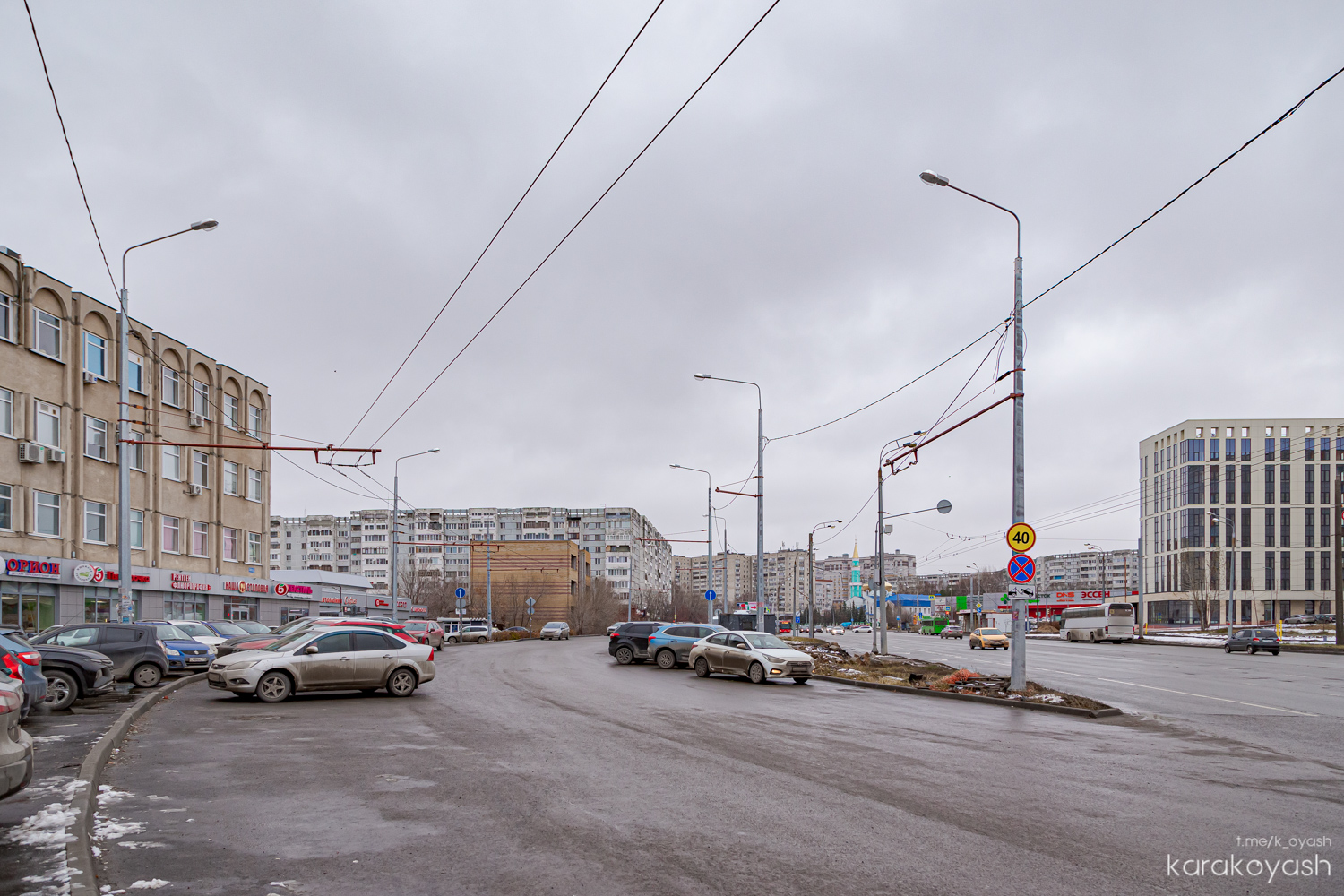 Kazaň — Construction and reconstruction of the trolleybus lines; Kazaň — ET Lines [4] — East