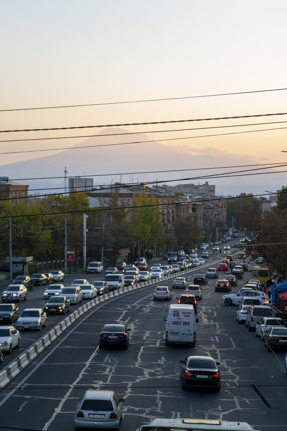 Yerevan — Trolleybus Lines and Infrastructure