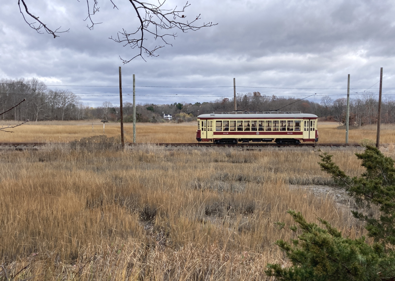 Ист-Хейвен - Бранфорд, TARS Lightweight № 629; Ист-Хейвен - Бранфорд — 90 лет Electric Railroaders Association (ERA)