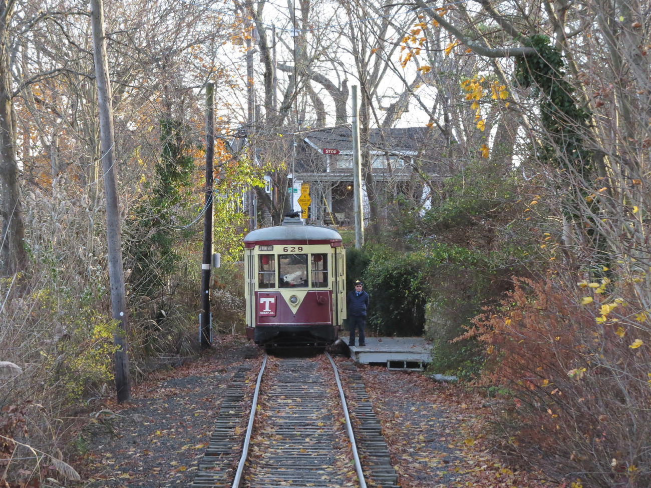 East Haven - Branford, TARS Lightweight Nr 629; East Haven - Branford — 90th Anniversary of Electric Railroaders Association (ERA)