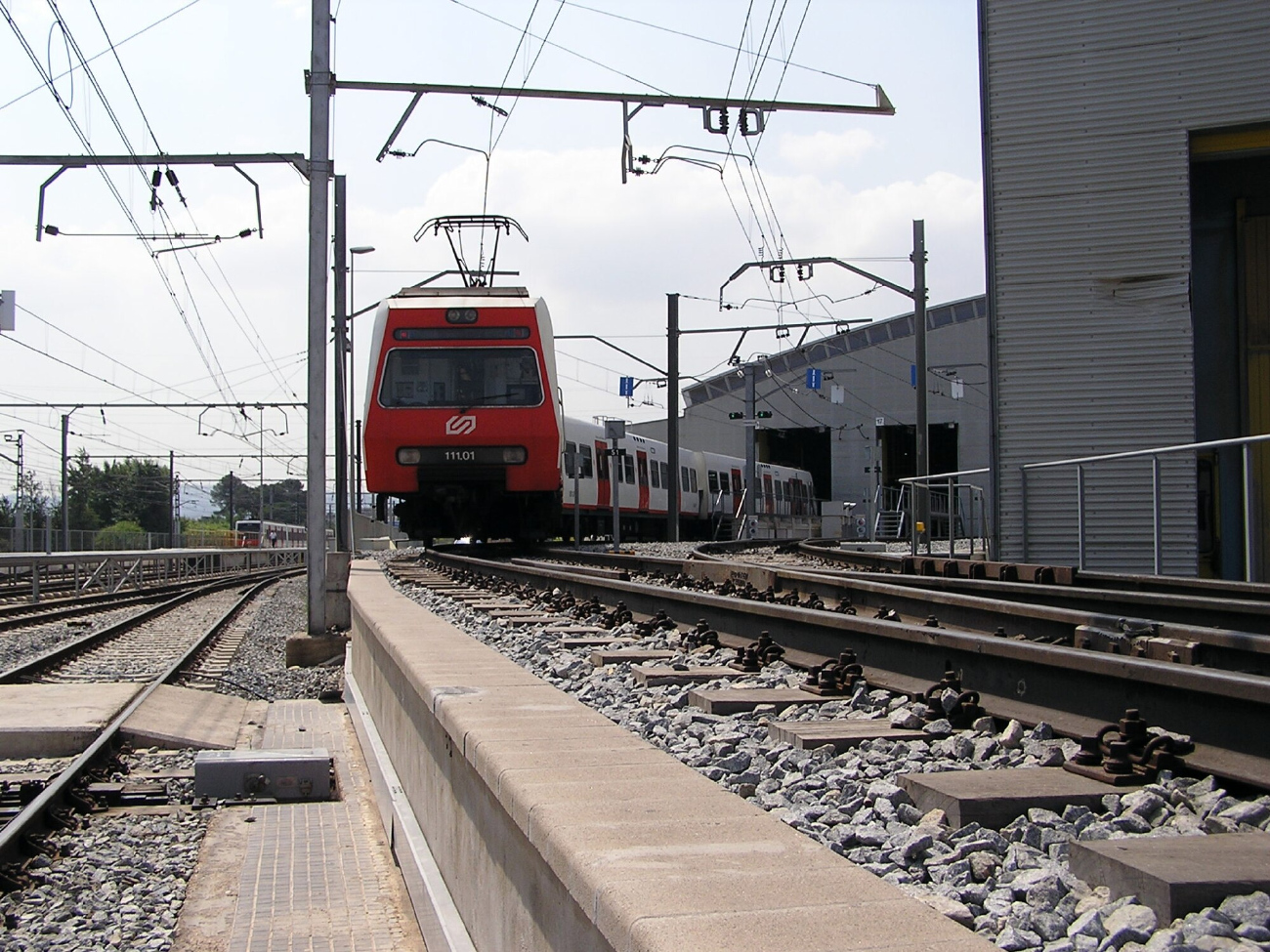 Barcelona, FGC Serie 111 — 111.01; Barcelona — Depots, workshops and maintenance