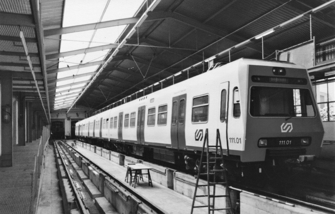 Barcelona, FGC Serie 111 № 111.01; Barcelona — Depots, workshops and maintenance; Barcelona — Historical photos