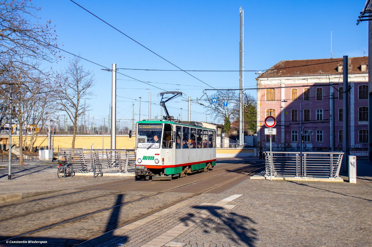 Magdeburg, Tatra T6A2M č. 1280; Magdeburg — T6A2-Abschied 28.01.2024
