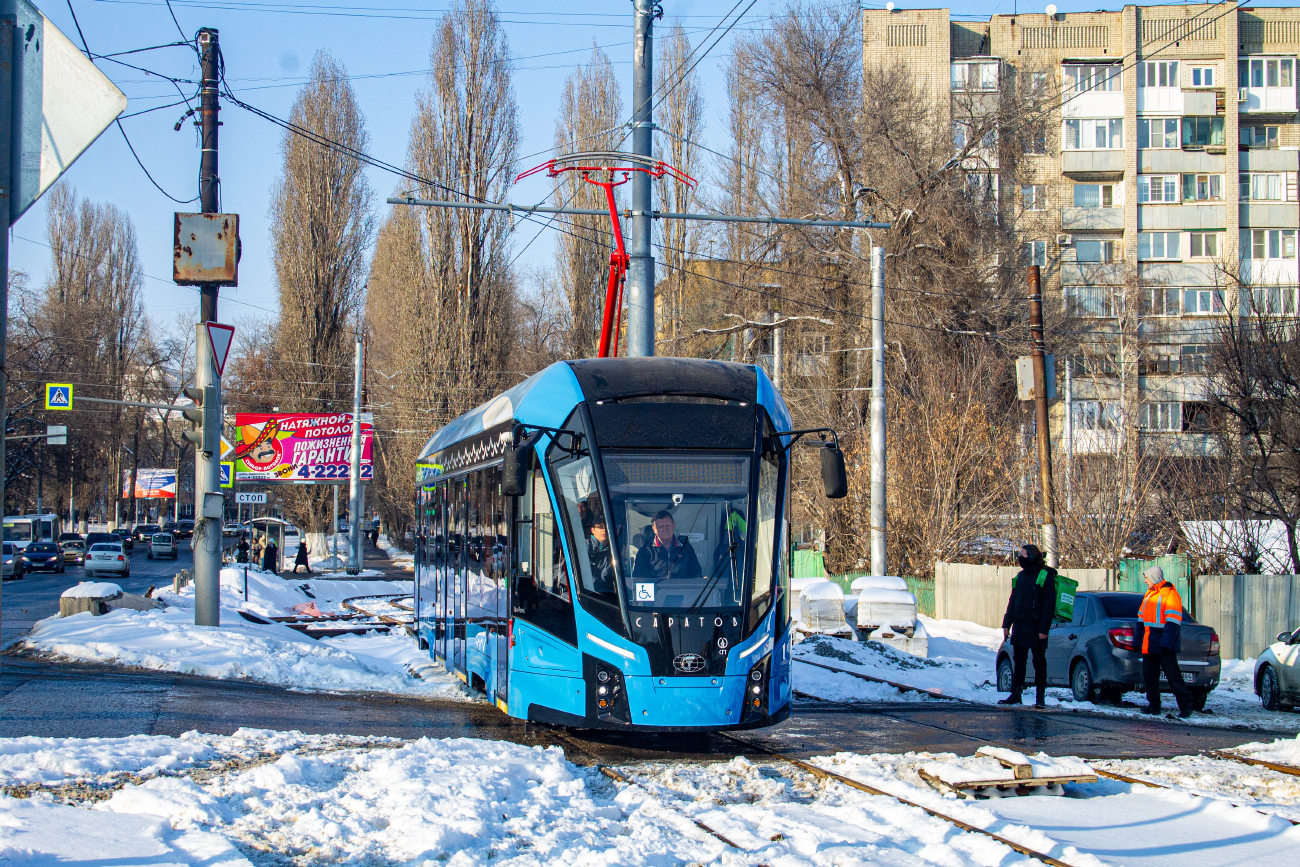 Saratow, 71-911EM “Lvyonok” Nr. 2330; Saratow — Reconstruction of the tram network as part of the implementation of the high—speed tram project — route No. 9