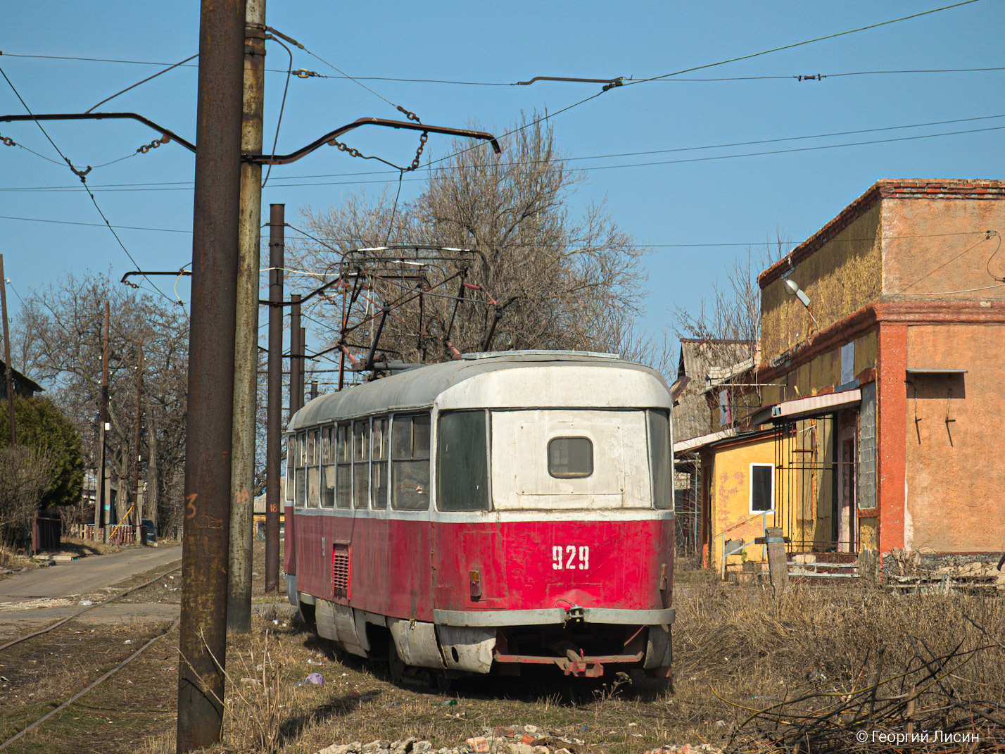 Donetsk, Tatra T3SU № 929; Donetsk — Tram line to Mushketovo station