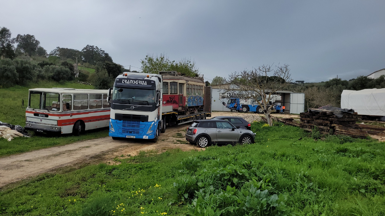 Lisszabon, Carris 2-axle motorcar (Standard) — 615; Lisszabon — Return of #615 (Sintra #1) to P.Marques collection (12.03.2025); Sintra — Return of #615 (Sintra #1) to P.Marques collection (12.03.2025)