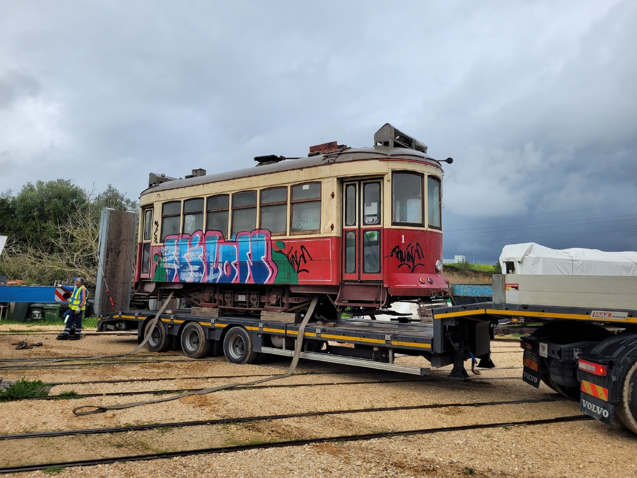 Лиссабон, Carris 2-axle motorcar (Standard) № 615; Лиссабон — Возвращение #615 (Синтра #1) в коллекцию П.Маркеса (12.03.2025); Синтра — Возвращение #615 (Синтра #1) в коллекцию П.Маркеса (12.03.2025)