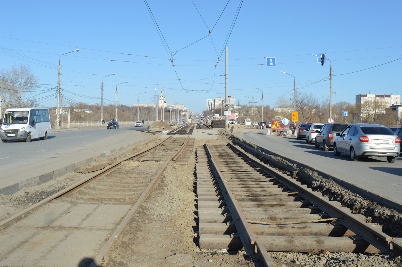 Oulianovsk — Bridge reconstruction on the Minaev street