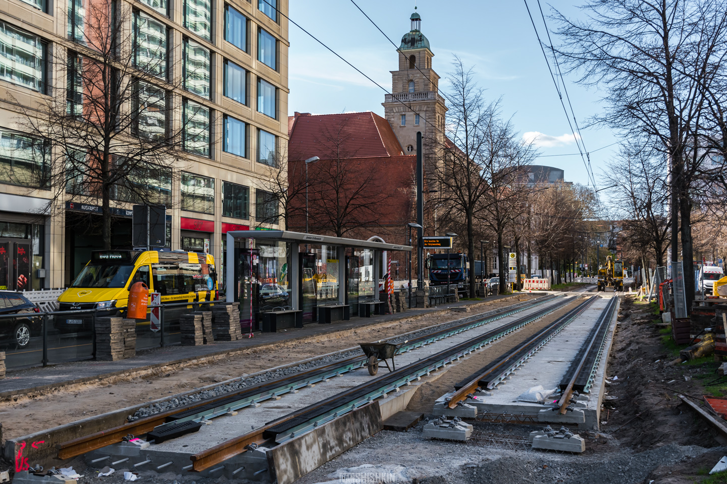 Berlin — Tram — Lines and infrastructure; Berlin — Сonstruction and repair works
