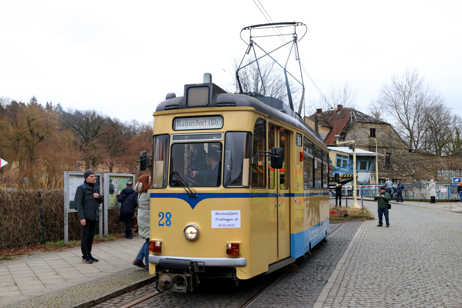 Woltersdorf, Gotha T57 č. 28; Woltersdorf — Official farewell to the Gotha cars in regular service (01.03.2025)