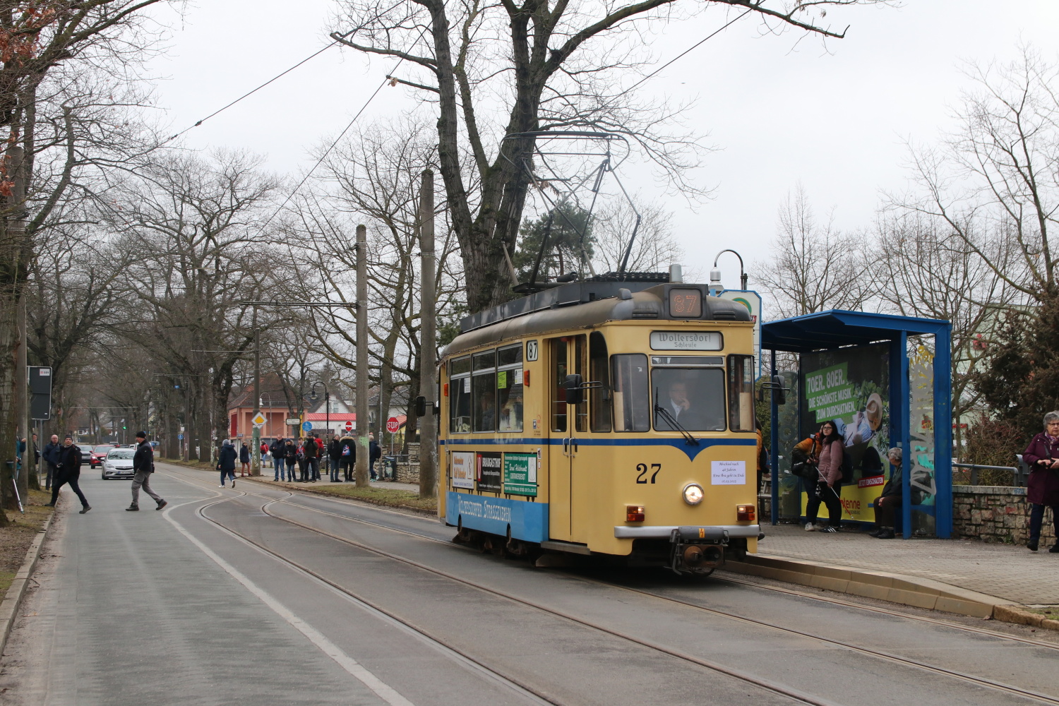 Woltersdorf, Gotha T57 Nr 27; Woltersdorf — Official farewell to the Gotha cars in regular service (01.03.2025)