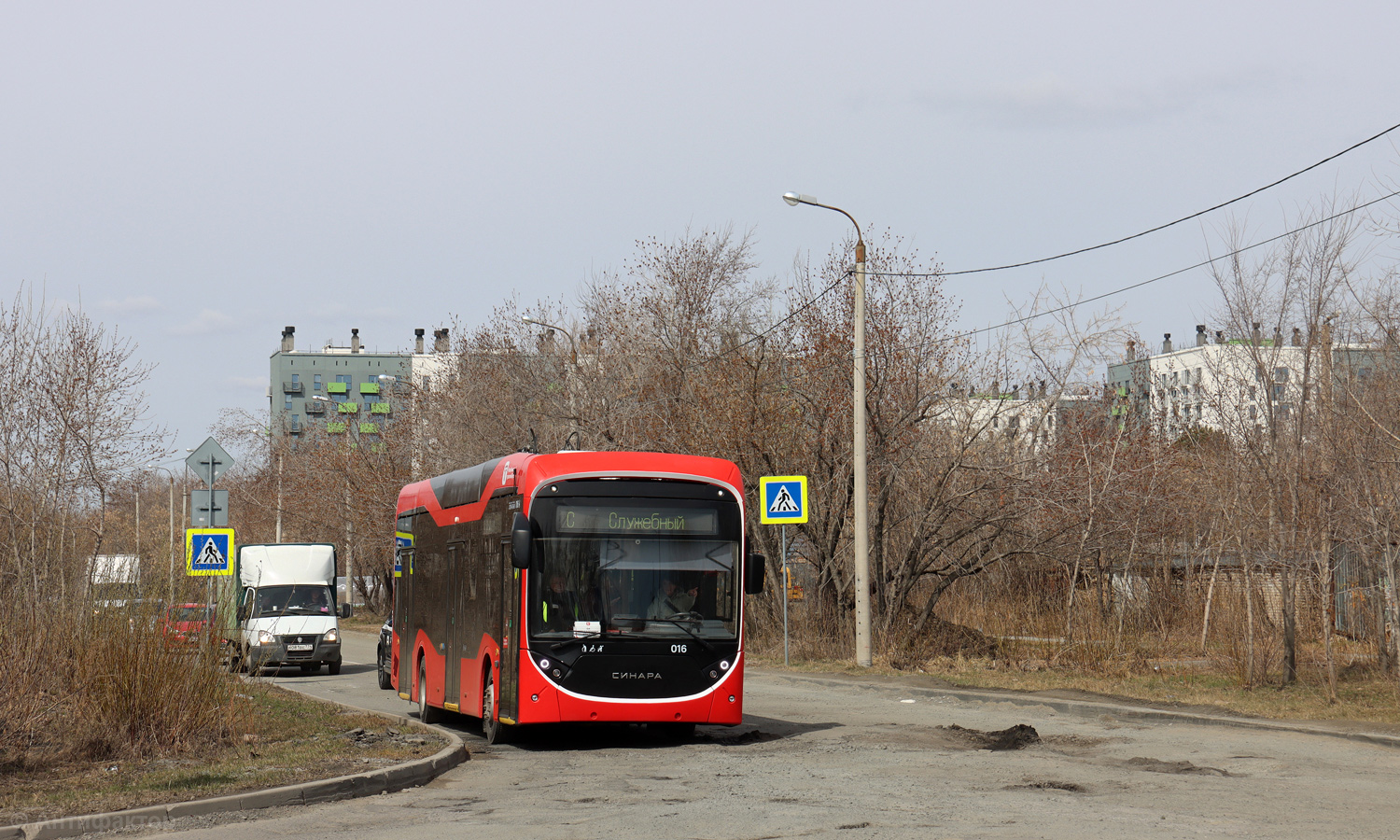Chelyabinsk, Sinara 6254.00 № 016; Chelyabinsk — Driving on an autonomous course