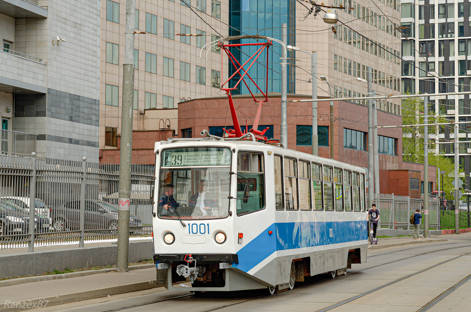 Moskva, 71-608KM č. 1001; Moskva — Celebration of the 126th anniversary of the Moscow Tram (rehearsal of the parade on 04/02/2025, parade and exhibition of trams on 04/19/2025)