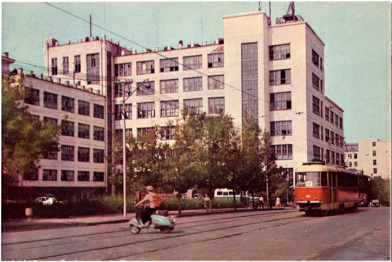 Samara, Tatra T3SU (2-door) Nr 605; Samara — Historical photos — Tramway and Trolleybus (1942-1991)
